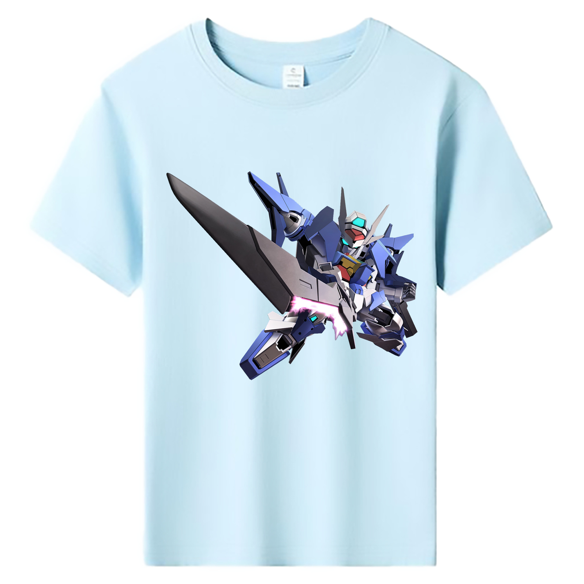 （画像用） 機動戦士ガンダム Mobile Suit Gundam 綿100％キッズTシャツ（フロントプリント）